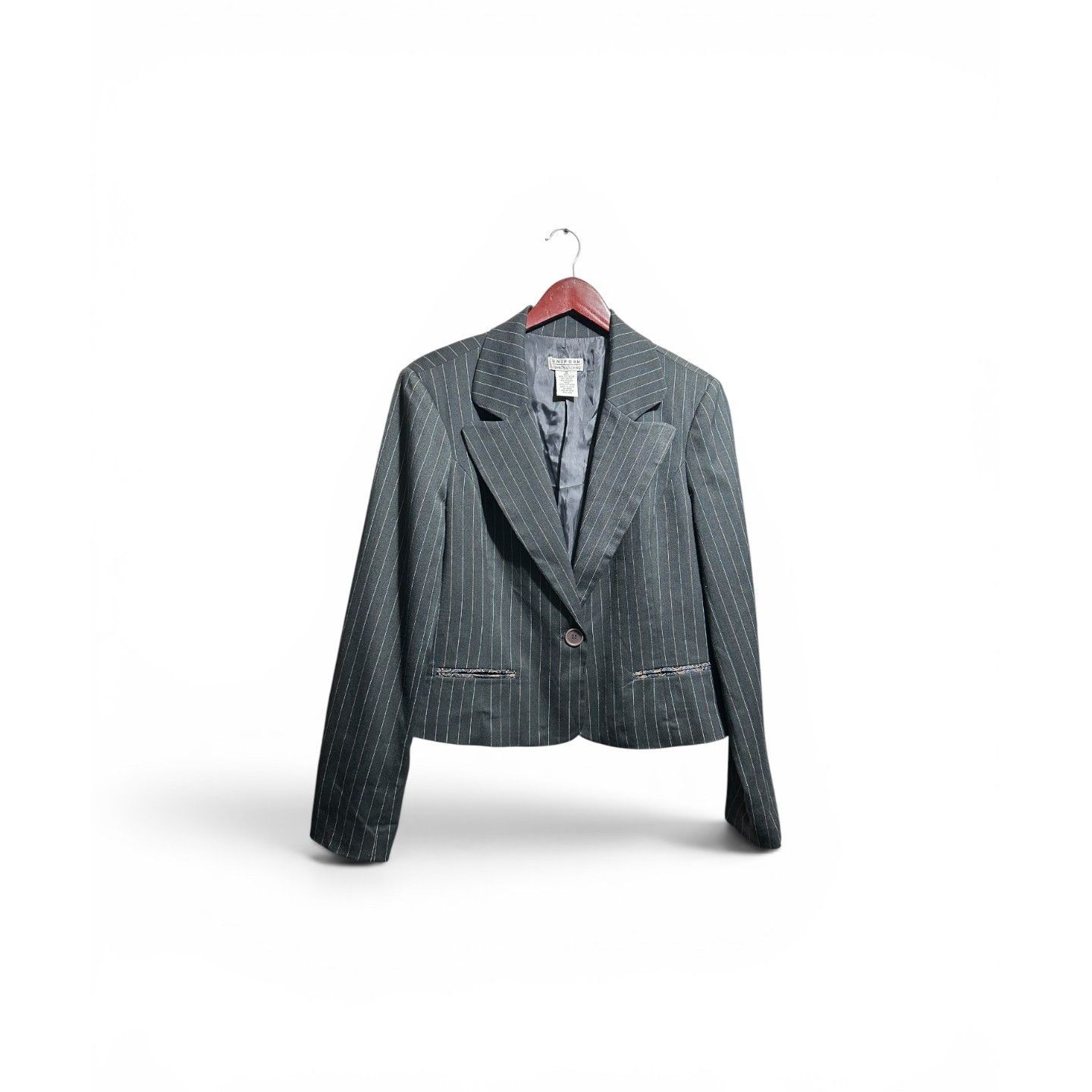 Vintage Blazer Women's 12 Uniform John Paul Richard Chic Academia Office Jacket